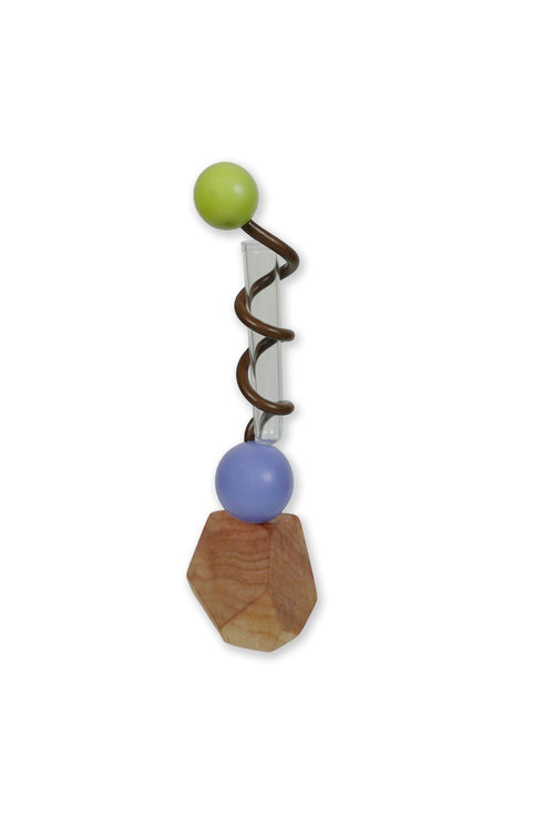 IRon PiP × Cycle TWO BALL FLOWER VASE -GREEN×BROWN×PURPLE-